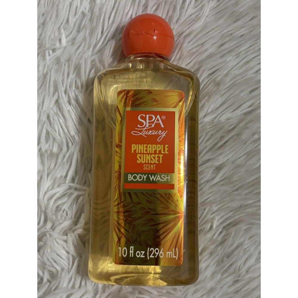 Spa Luxury Pineapple Sunset Scent Body Wash, Body‎ Mist, Body Lotion Set/3 - Picture 5 of 13